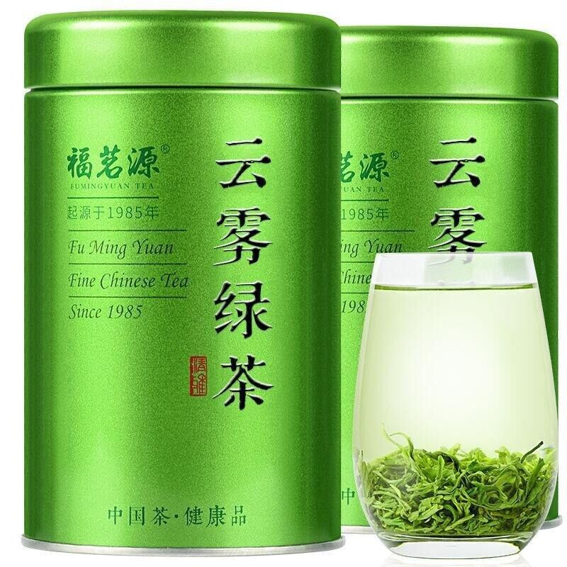 HelloYoung New Mountain Cloud Green Tea Strong Flavor Canned 125g Main image