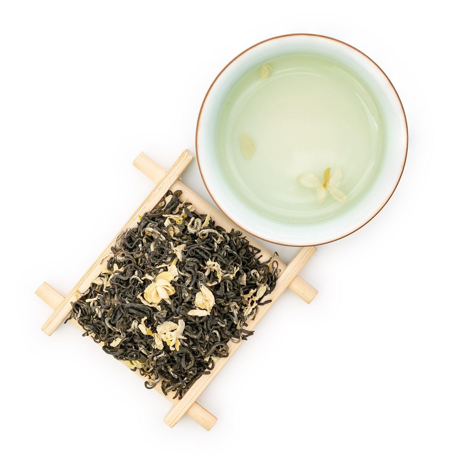 Chinese Bitan Piaoxue Jamine Green Tea Yuqian  100g Secondary image