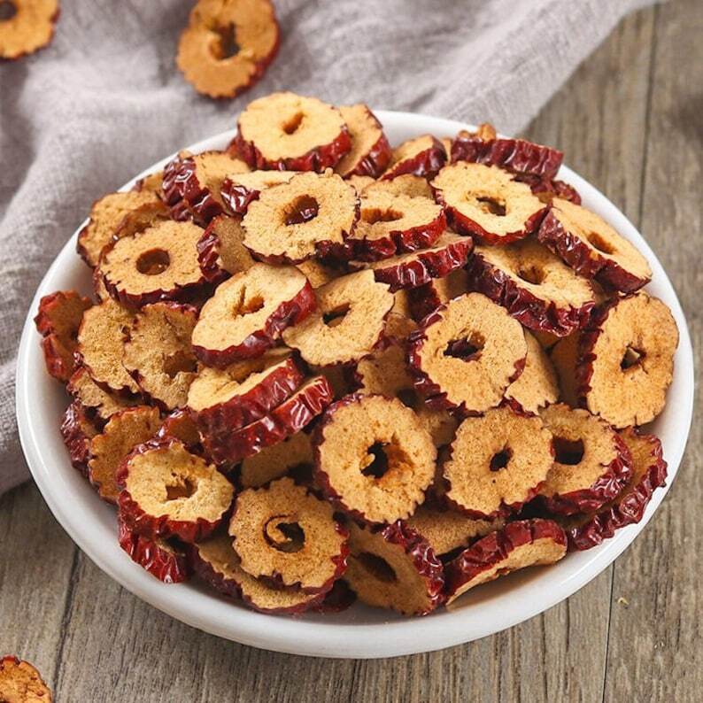 Organic Dried Red Dates Slice, Jujube Tea, Zizyphus jujuba, Red Date Slice Main image