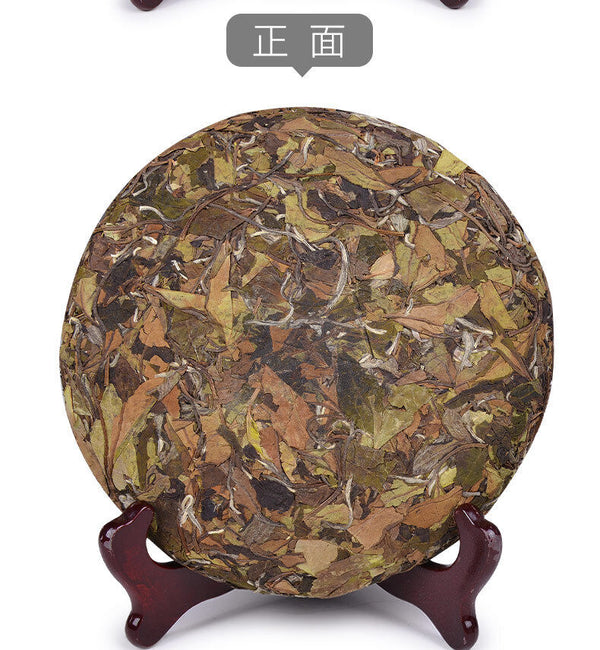 HelloYoung 350G Fuding white tea dew tea gongmei cake old white tea alpine Panxi tea