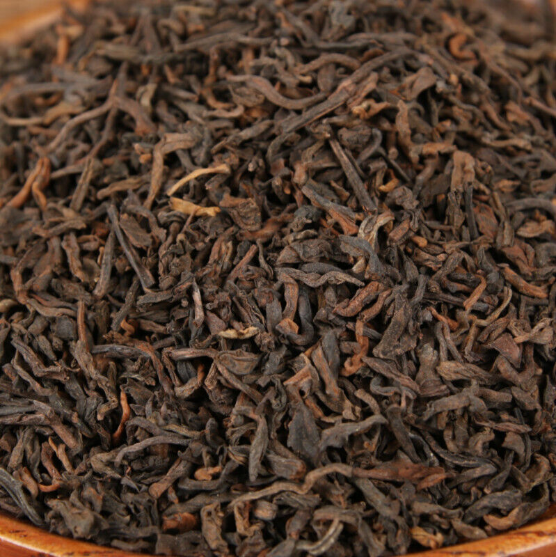 HelloYoung 500G Yunnan Pu'er Tea Menghai Old Tree Golden Buds Grade 1 Loose Tea Ripe Tea Secondary image