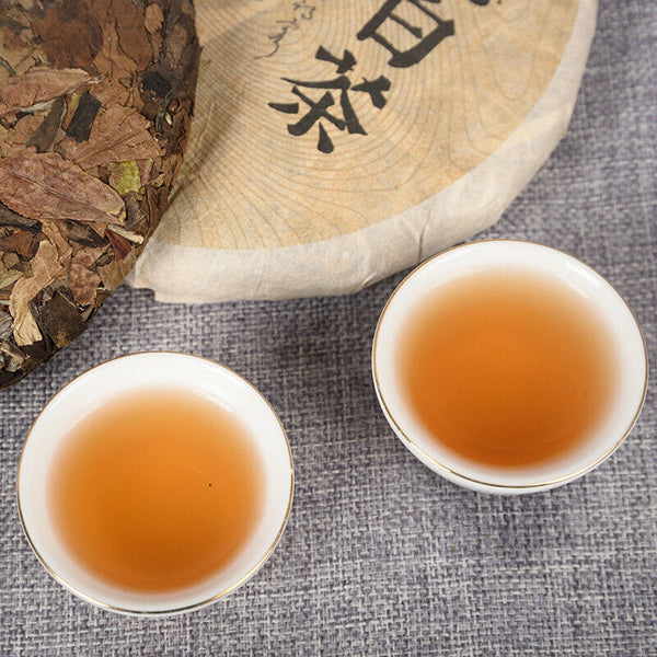 HelloYoung 357g Yunnan White Tea Jujube Fragrance Big Leaf Ancient White Tea Cake