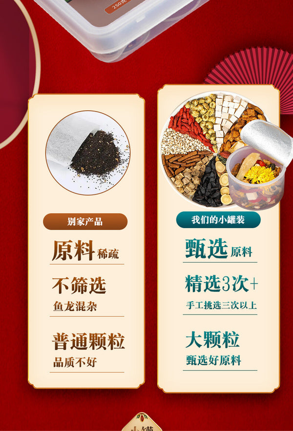 250g Chicory Gardenia Tea 250g Small Canisters of Nourishing Tea Kudzu Tea