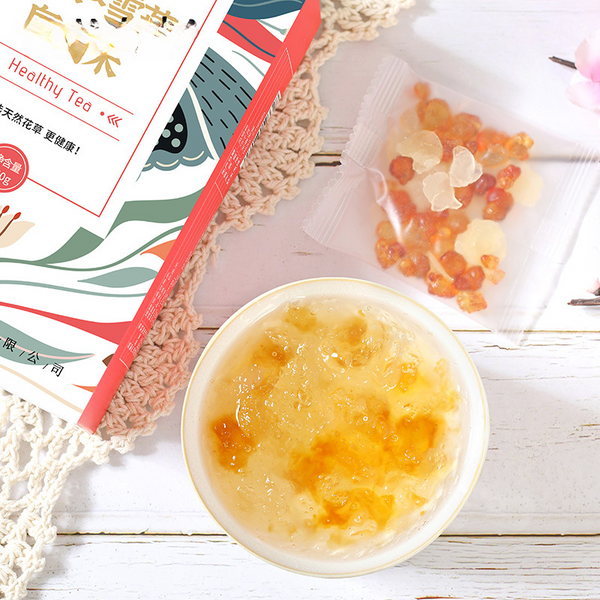 HelloYoung 15g*10 small packaging boxes peach gum soap horn rice snow swallow combination