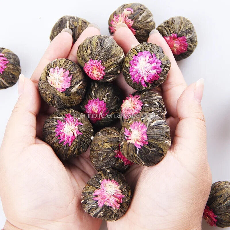 Flavors Flowering Tea Fresh Blooming Tea Hand-Tied Natural Tea 20pcs Secondary image
