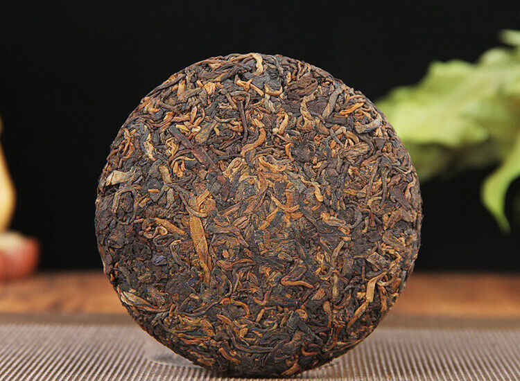 HelloYoung 100g Pu'er tea cake Brown Mountain seven cakes round tea ripening small cake tea