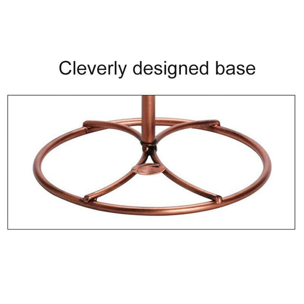 Wine Glass Holder Metal Wine Rack Hanging Bar Stand Bracket Goblet Holder Gift