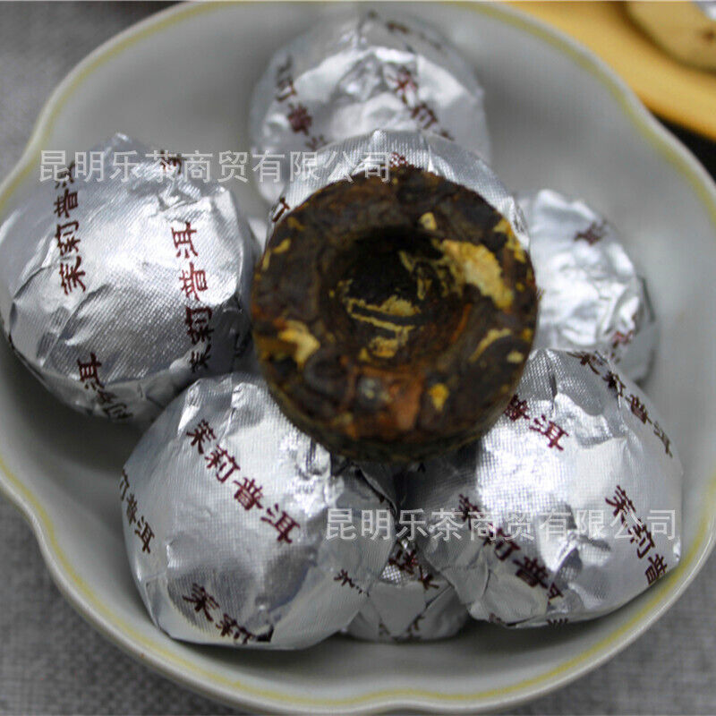 HelloYoung 500g Yunnan Pu'er Tea Jasmine Tuocha Mini Tuo Pu'er Loose Tea Ripe Tea