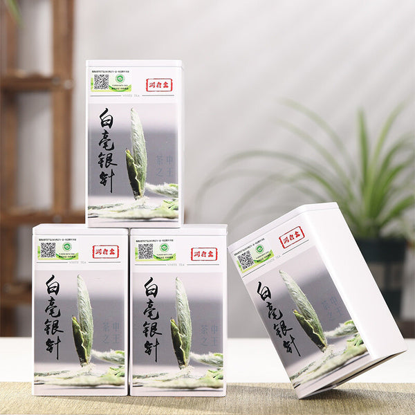 White Tea 50g/can First Spring Tea Loose White Tea Fuding Baihao Yinzhen Fuding