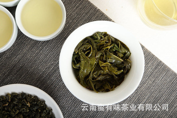 HelloYoung 500g bag Yunnan Yunnan Green Tea Puerh Tea Bi Luo Chun One bud and two leaves