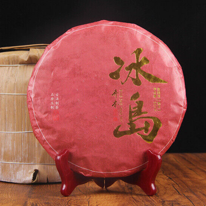 357g/12.59oz Spring Tea Icelandic arborvitae tea Ripe Pu'er Tea Cake Health Tea