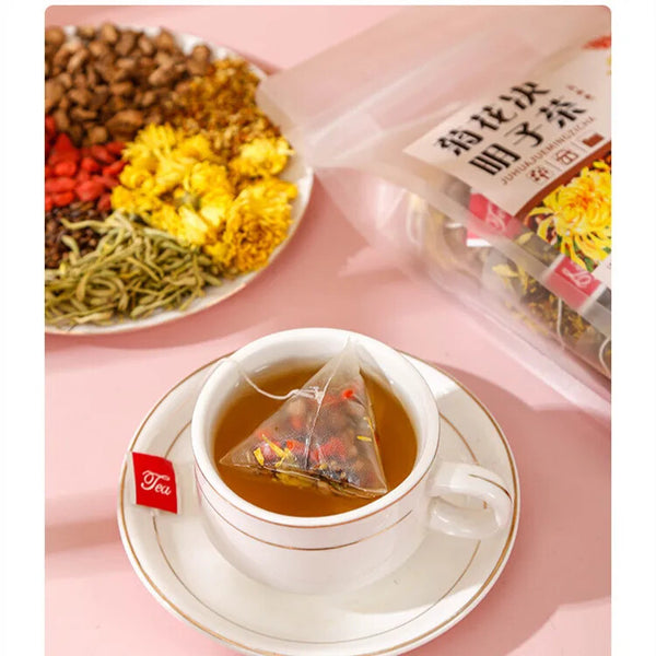 Liver Cleansing Detox Tea Chinese Chrysanthemum Medlar Tea Health Herbal Tea