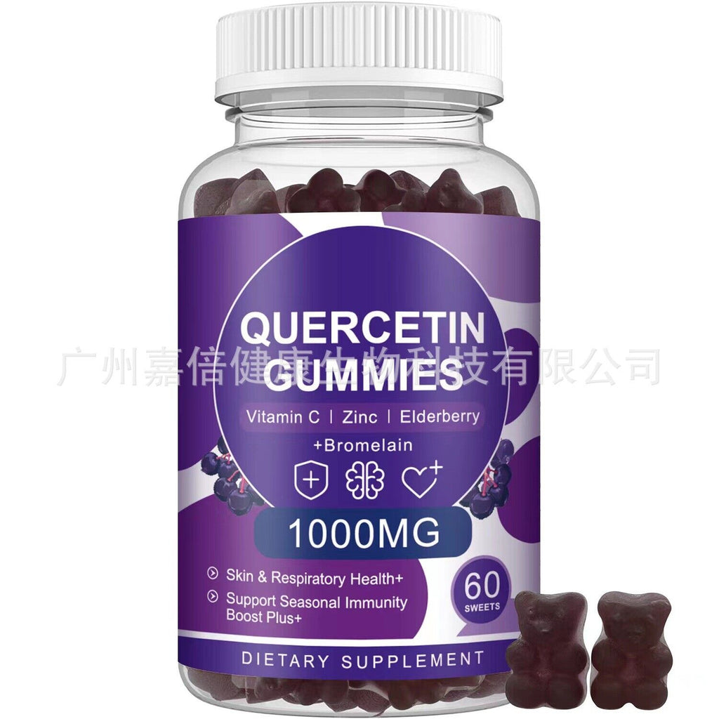 Quercetin Gummies Quercetin Gummies Elderberry Vitamin 60 Capsules