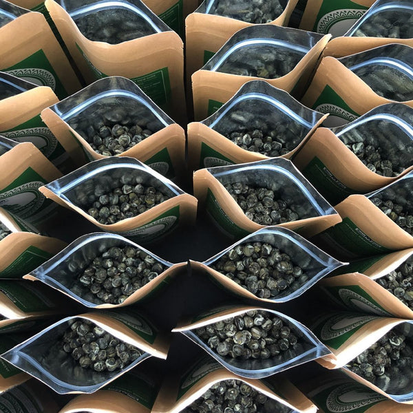 Chinese Tea Balls Tea Jasmine Flower Pearls Jasmine White Dragon Pearl 250g
