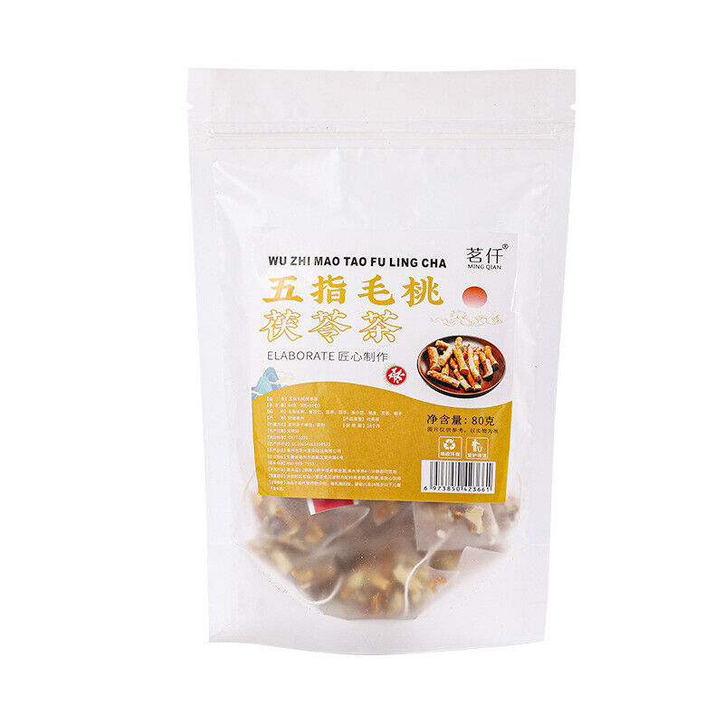 HelloYoung 80g 8g*10 packs of five fingers Poria tea triangle tea bags Tu Fu Ling Job tea Secondary image