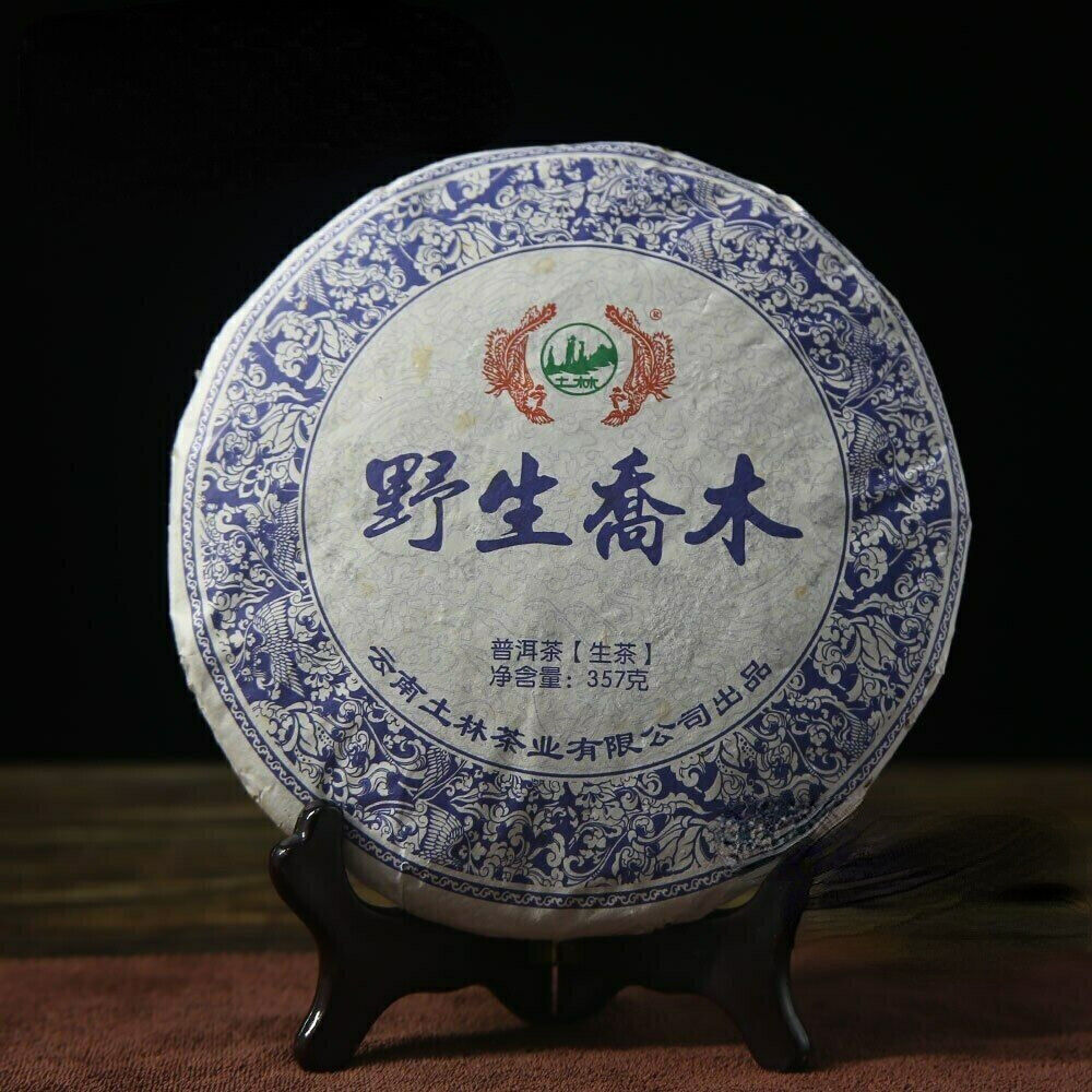 Shen Puerh Tea 357g Top-grade TuLin Phoenix Sheng Puer "Ye Sheng Qiao Mu" Pu-erh Main image
