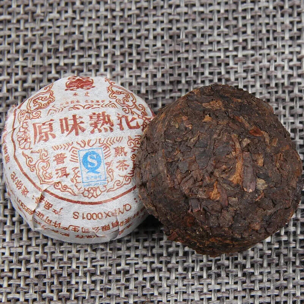 Yunnan Menghai Pu'er Ripe Tea Fermented and Natural Flavor Tuocha Mini Tuocha