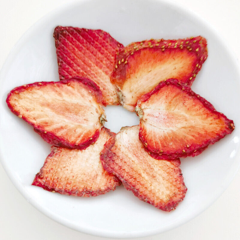 HelloYoung Strawberry slices Dried freeze-dried strawberries fancy fruit tea 17.6oz