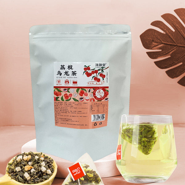 Lychee Oolong Fruit Tea Combo: Cold & Hot Brew Herbal Tea Bags