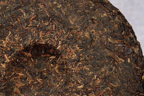 HelloYoung Pu'er Tea Cake Ripe Tea 357g Banzhang Golden Bud Ripe Tea Cake