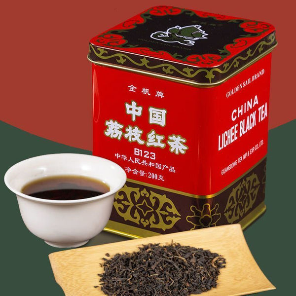 200g Stomach Nourishing Black Tea Strong Flavor Lychee Black Tea Chinese Tea