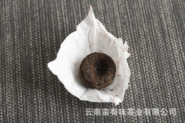 HelloYoung Yunnan Pu'er Tea 500g Glutinous Rice Fragrance Ripe Tuo(White Cotton) Pu'er