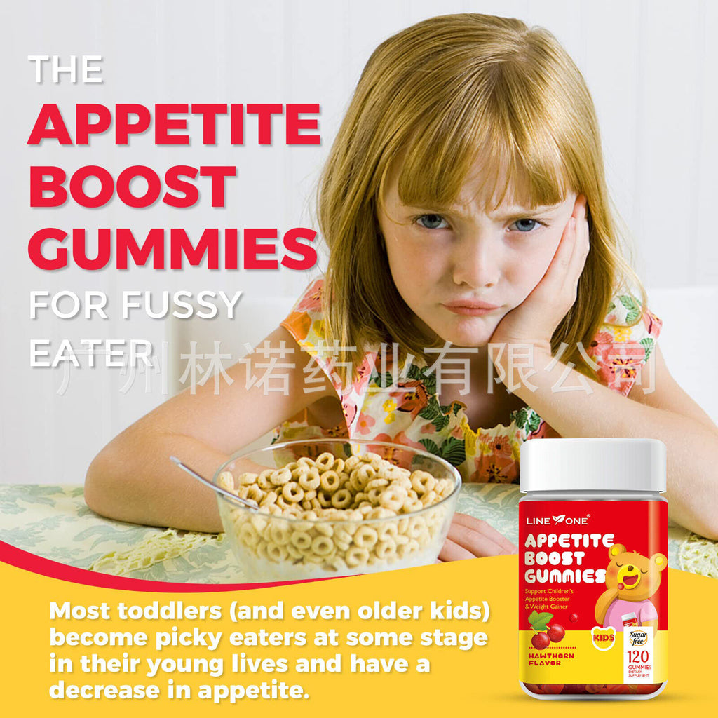 KIDS APPETITE BOOST GUMMIES FOR FUSSY EATER-Hawthorn flavor  2 bottles