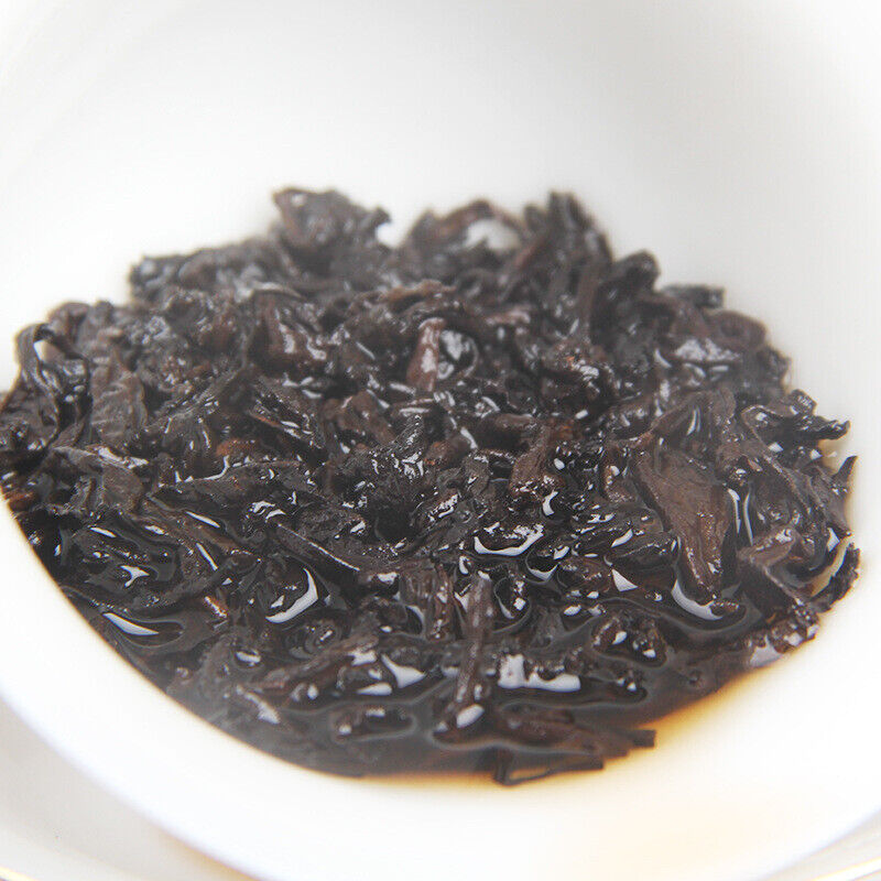 HelloYoung 250g Ripe Tea Menghai Golden Brick Pu'er Tea  Ancient Tree Aged Mellow Black Tea