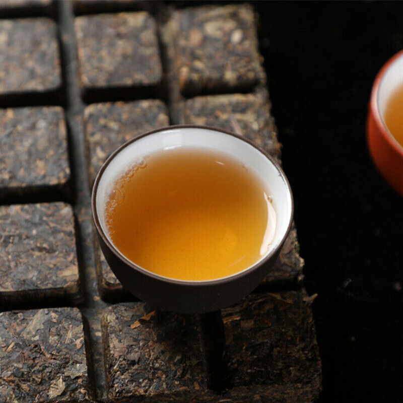 HelloYoung 450g HEI ZHUANG CHA China Anhua Baishaxi Instant Dark Tea Shortcut Brick Tea
