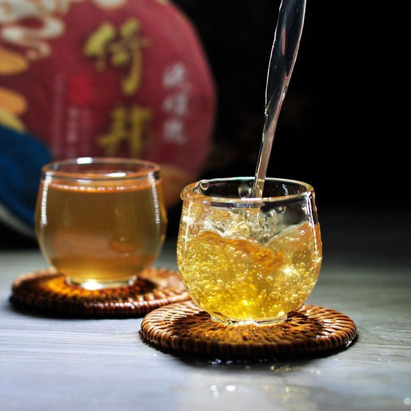 Puerh Raw Tea Yunnan Mengla Tea District High Fragrance Seven Son Cake Tea 200g