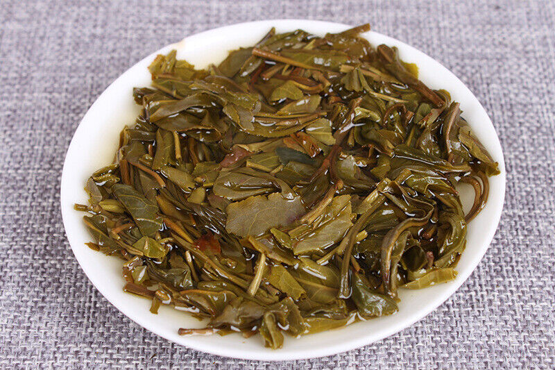 HelloYoung 357g Yunnan Pu'er Raw Tea Cake Banzhang Raw Tea Cake Jiao Mu Seven Seeds Cake
