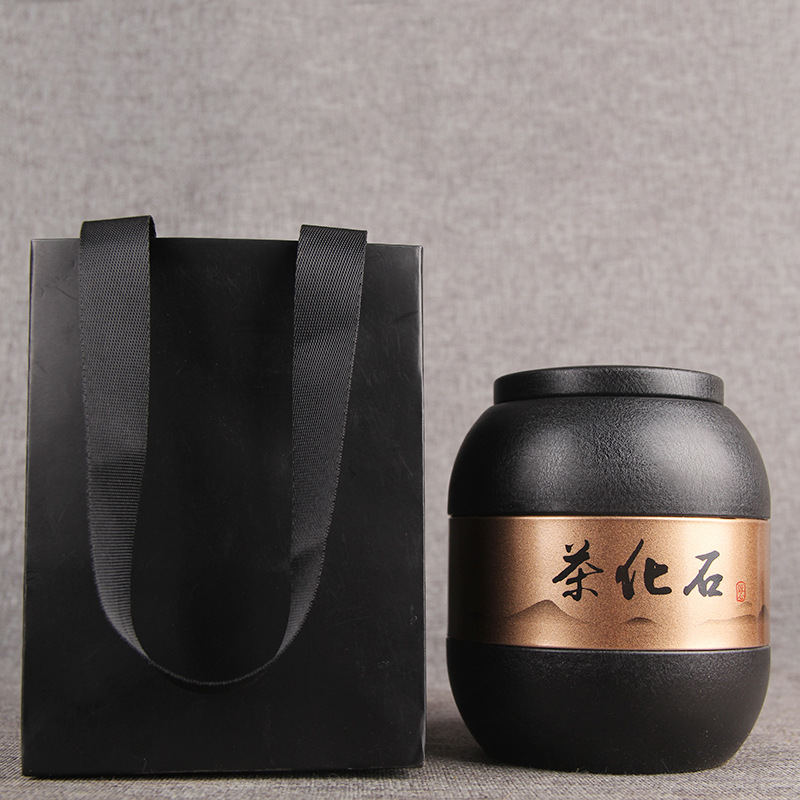 500g Ripe Glutinous Fragrance Fossilize Tea Tin Tea Gift Yunnan Pu-erh Tea