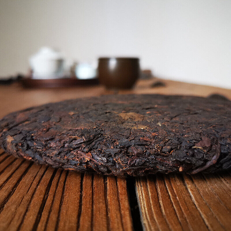 HelloYoung Pu'er Qizi Tea Golden Bud Cake Pu'er Tea 357g Yunnan Tea Menghai Tea Cake Old