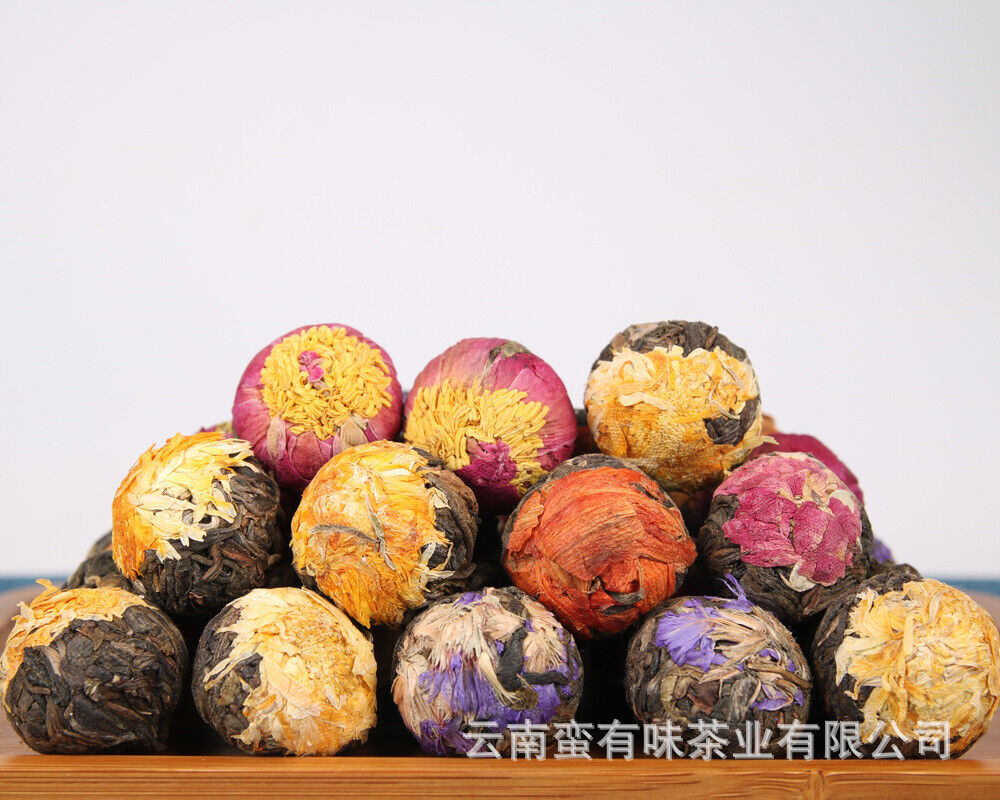 500gYunnan Puerh Tea,Handmade Raw Tea Dragon Balls Flower Tea Balls Dragon Balls Secondary image