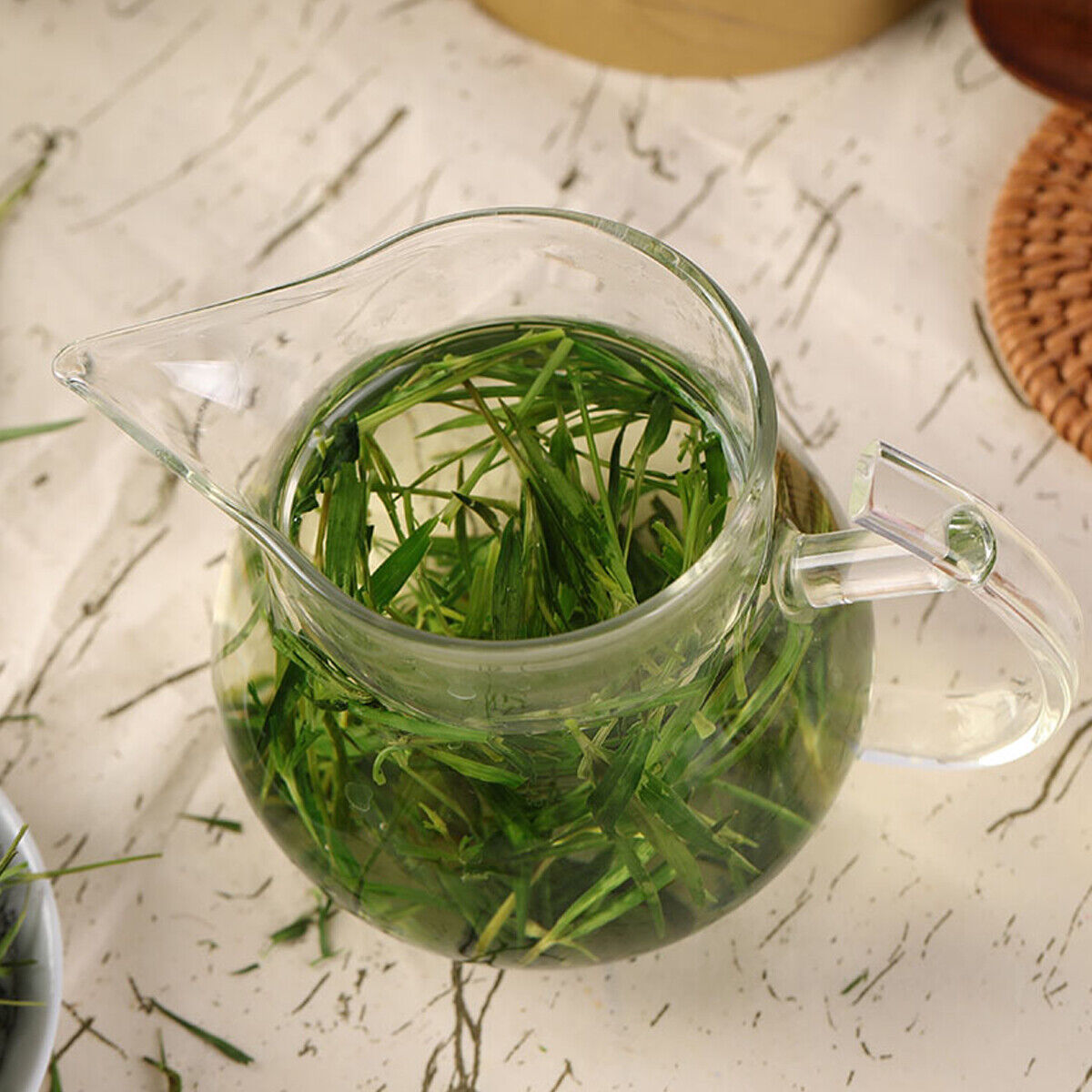 Top Grade Mountain Pink Tea Shizhu Tea Herbal Tea  Wild Green Food China Laoshan