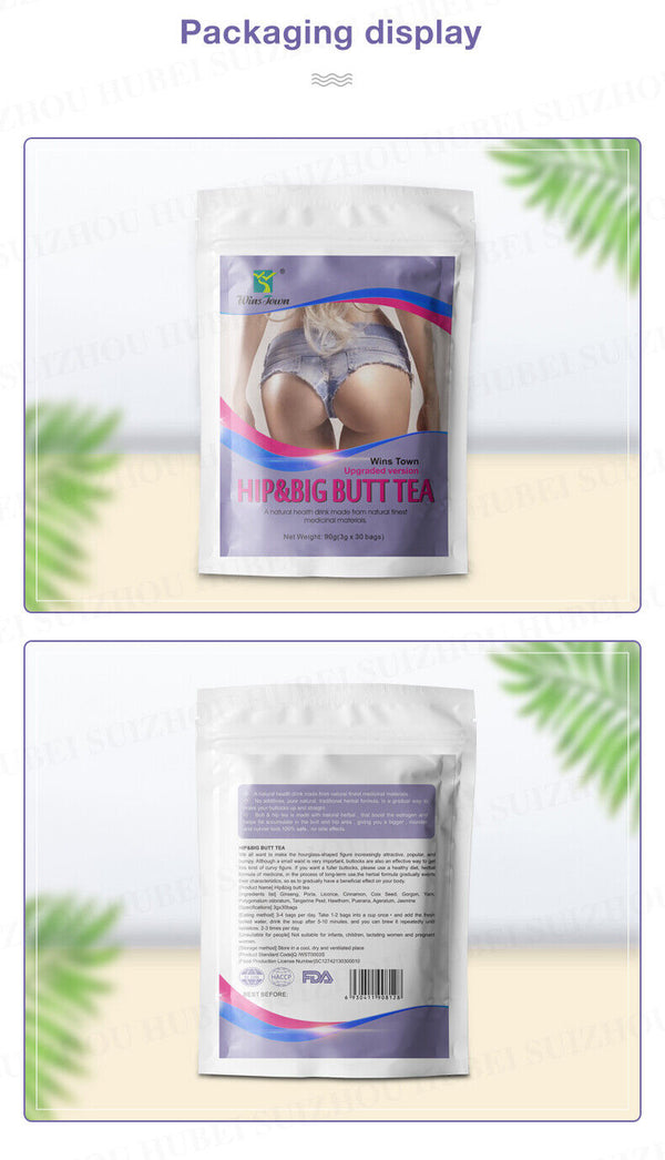 Hip Big Butt Tea Enhancement Buttock Tea Firming Abundant Supplements Butt Tea