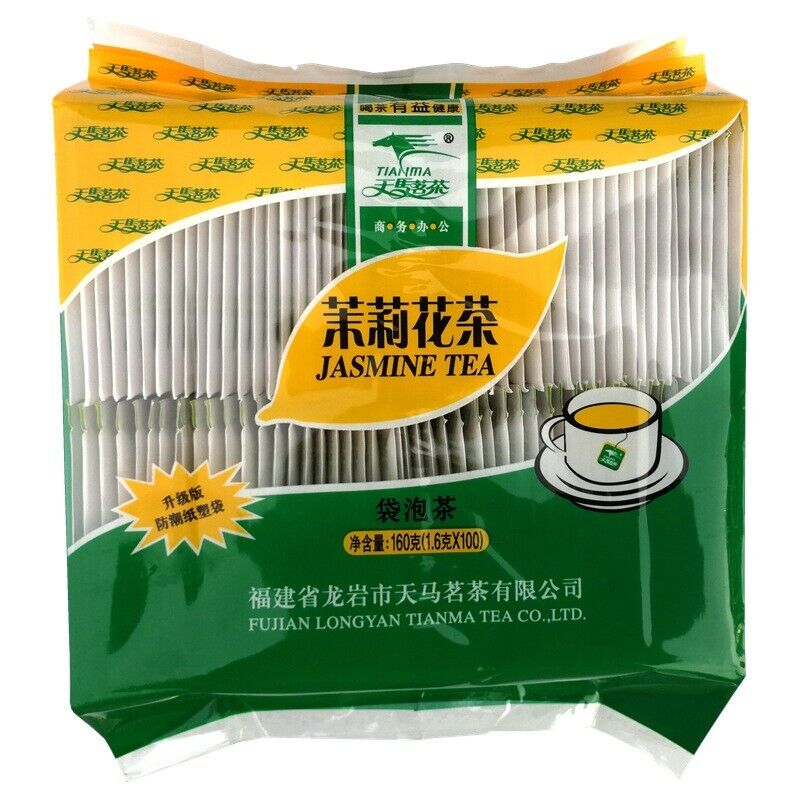 HelloYoung Green Tea Bags Disposable Tea Bags 100 sachets per bag 160g