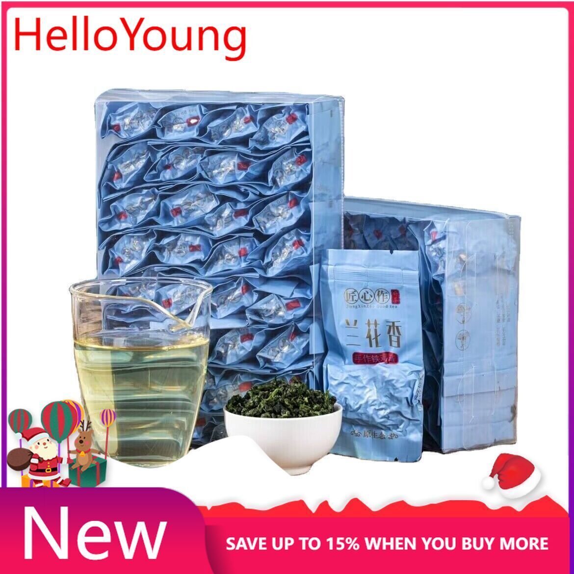 Organic orchid aroma oolong tea TieGuanYin Oolong Natural Tea 32bags 250g/8.8oz Main image