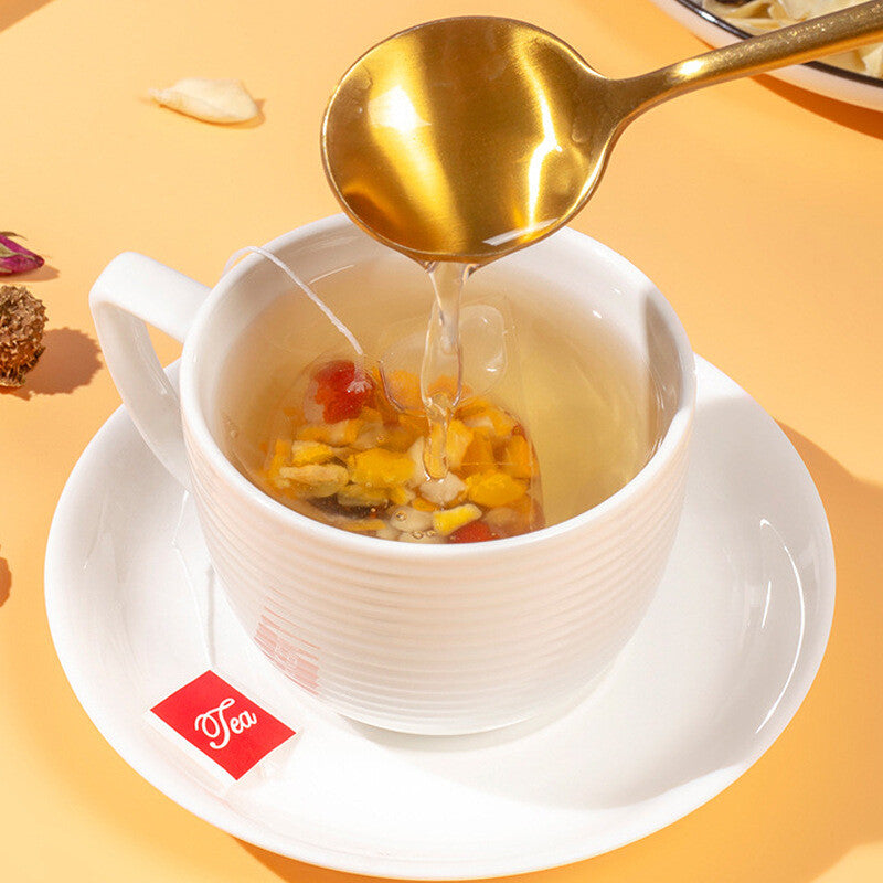 Morning C Evening A Tea with Red Dates, Mulberry, Rose, Green Tangerine, and Fig Main image