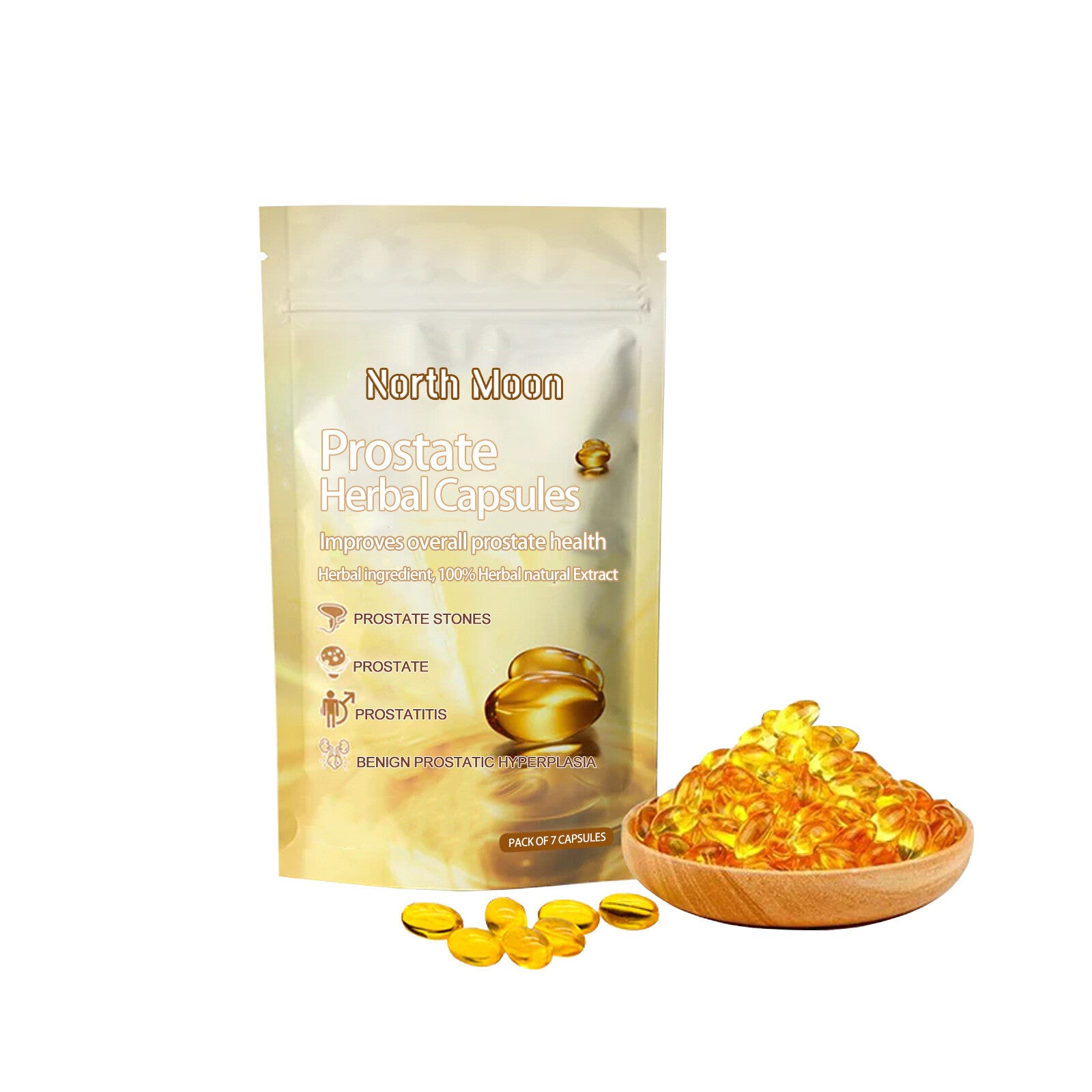 Premium Prostate Herbal Capsules Relieve Men's Discomfort and Nourish Kidney