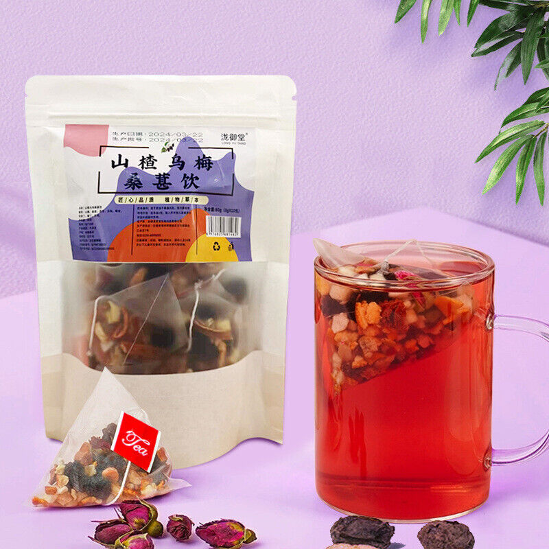 Mulberry Hawthorn Ume Tea Triangular Bags Live Stream Wholesale