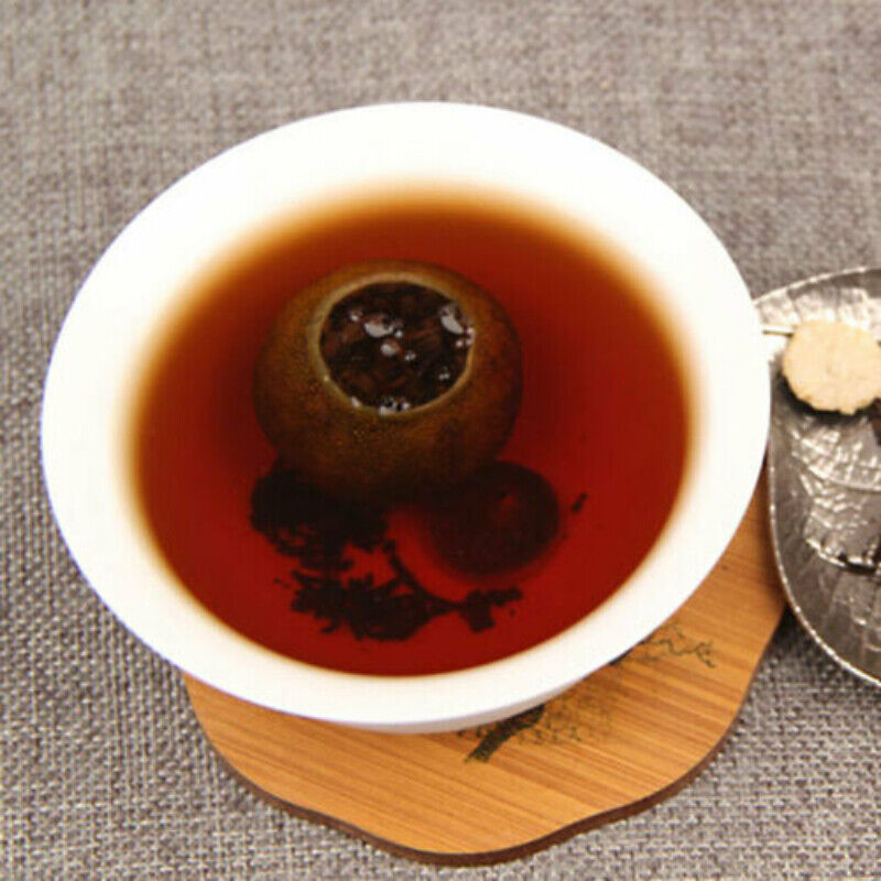HelloYoung 100g/box Chinese XinHui "Chen Pi" Tangerine Peel Ripe Puer Tea "Gong Ting