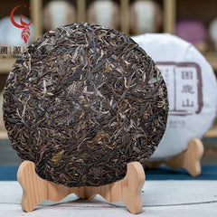 HelloYoung 357g Sleeping Deer Mountain Pu'er Raw Tea Cake Ancient Pu'er Seven Seed Cake Tea