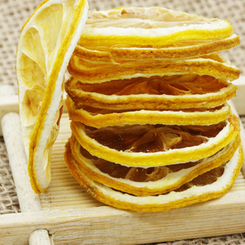 HelloYoung Natural Dried Lemon Slices Yellow Fragrance Fall Hem Fat Herbal Tea