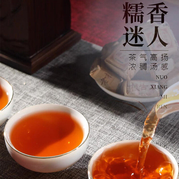 500G Yunnan Ancient Tree Pu'er Tea Glutinous Fragrance Xiaotuo Tea Cake Ripe Tea