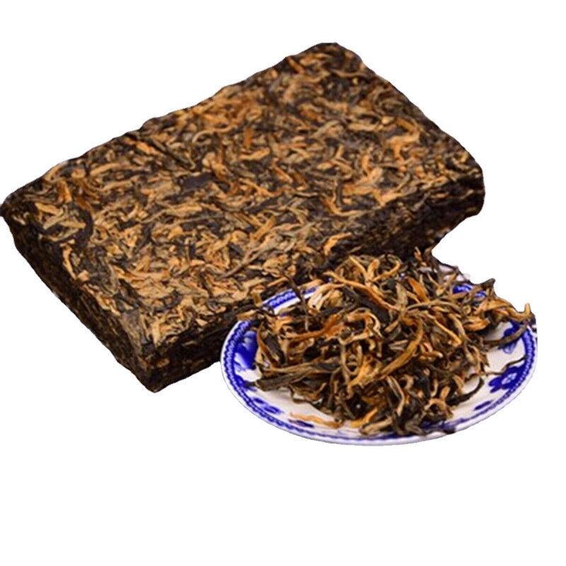 Fengqing Dianhong Compressed Tea Authentic  DianHong Black Tea Brick 250g/8.8oz Main image