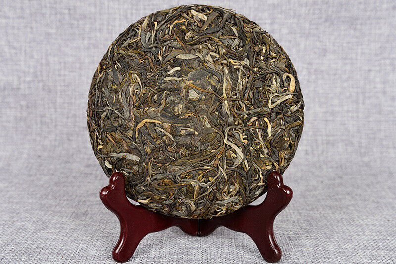 HelloYoung 200g Yunnan Pu'er Seven Seed Cake Tea High Pole Raw Tea Cake Early Spring Tea