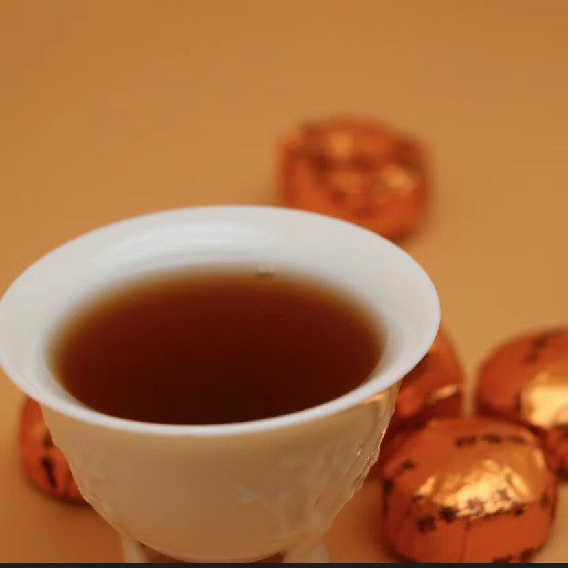 500g Yunnan Aged Tangerine Peel Pu'er Ripe Tea  Small Tangerine Pu'er Tea Secondary image