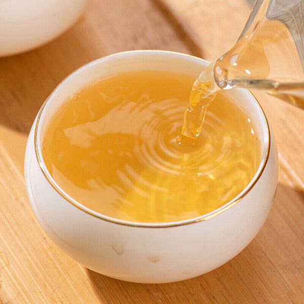 HelloYoung 357g Ancient Tree Raw Tea Cake Yunnan Puerh Tea Leaves Menghai Raw Tea Cake