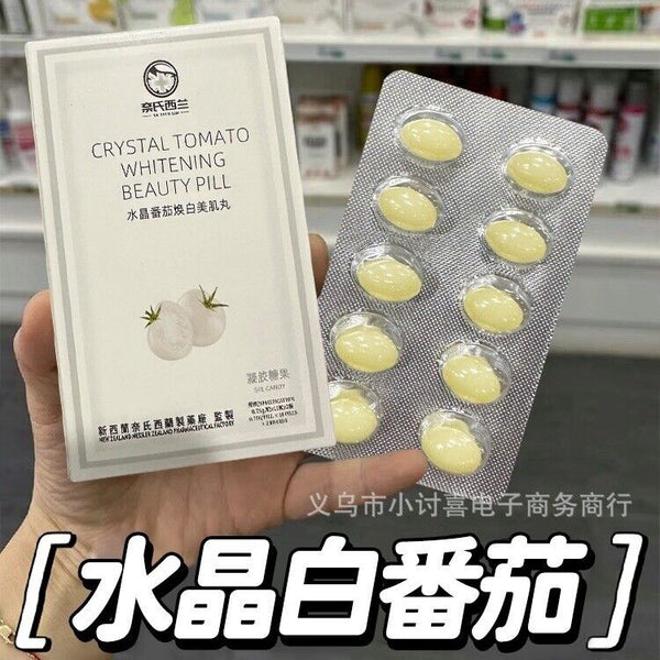 Crystal White Tomato Whitening Beauty Pills Gel Candy Whitening Pills 5 Boxes